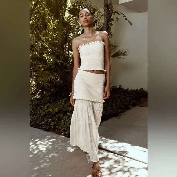 Zara knit bandeau top - Picture 12 of 13